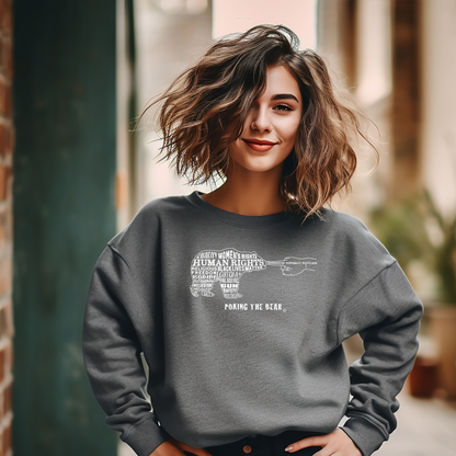 Classic Sweatshirt - Poking the Bear - White Design