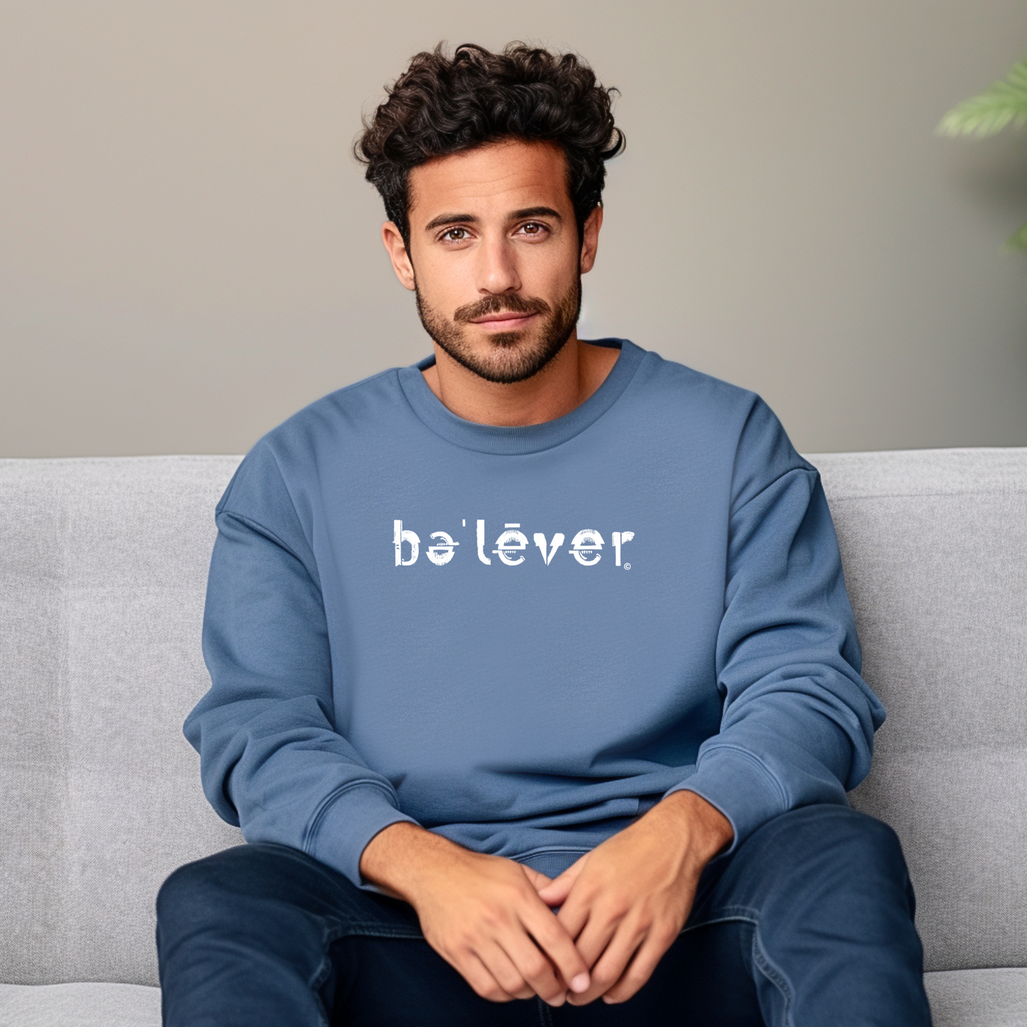 Classic Sweatshirt - believer - White Design