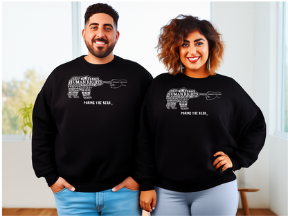 Classic Sweatshirt - Poking the Bear - White Design