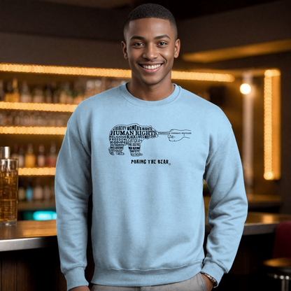 Classic Sweatshirt - Poking the Bear - Black Design