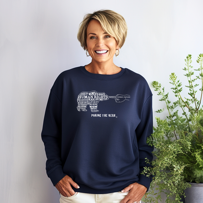 Classic Sweatshirt - Poking the Bear - White Design