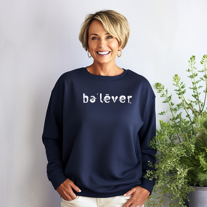 Classic Sweatshirt - believer - White Design