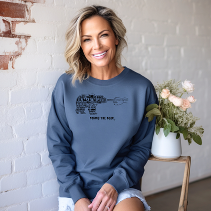 Classic Sweatshirt - Poking the Bear - Black Design