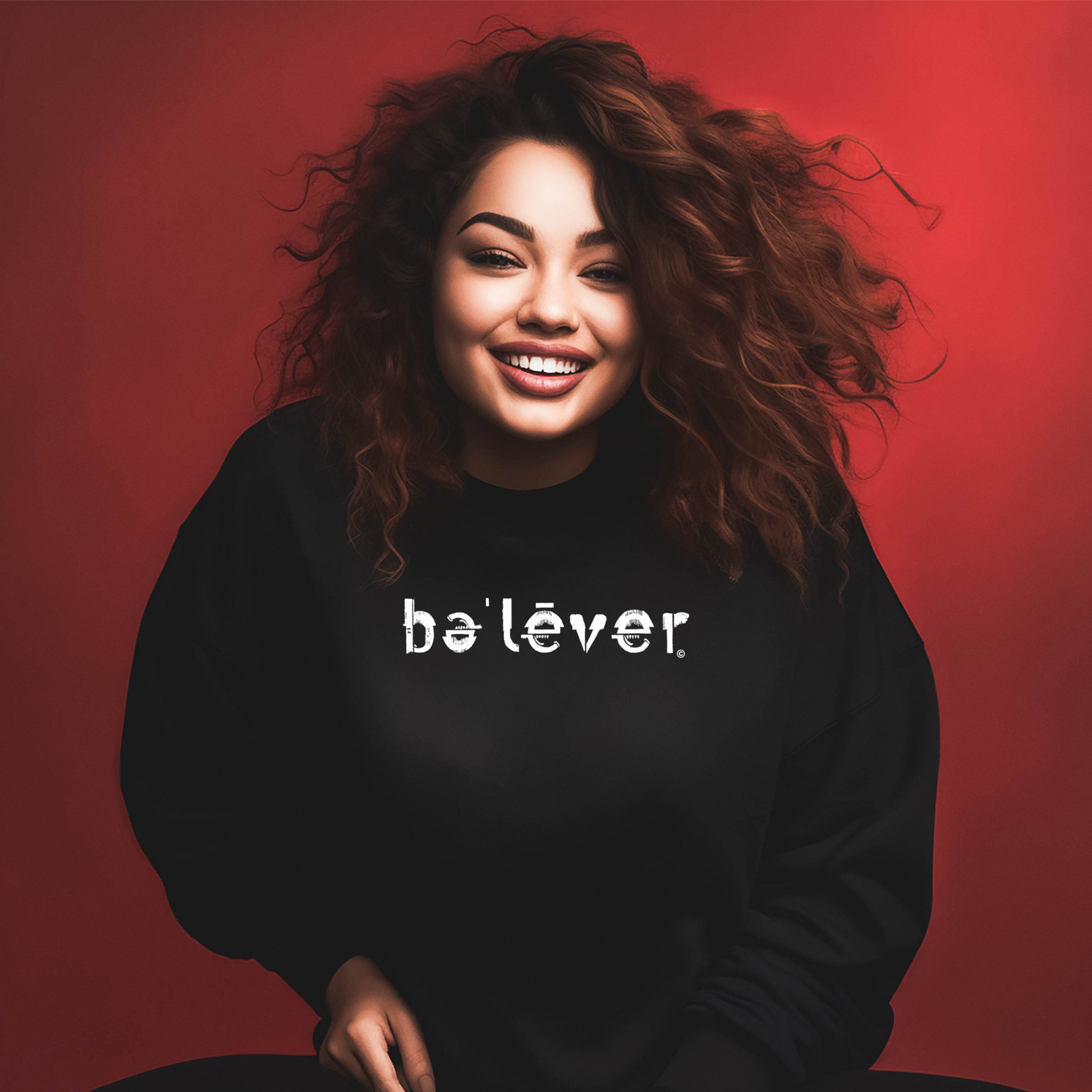 Classic Sweatshirt - believer - White Design