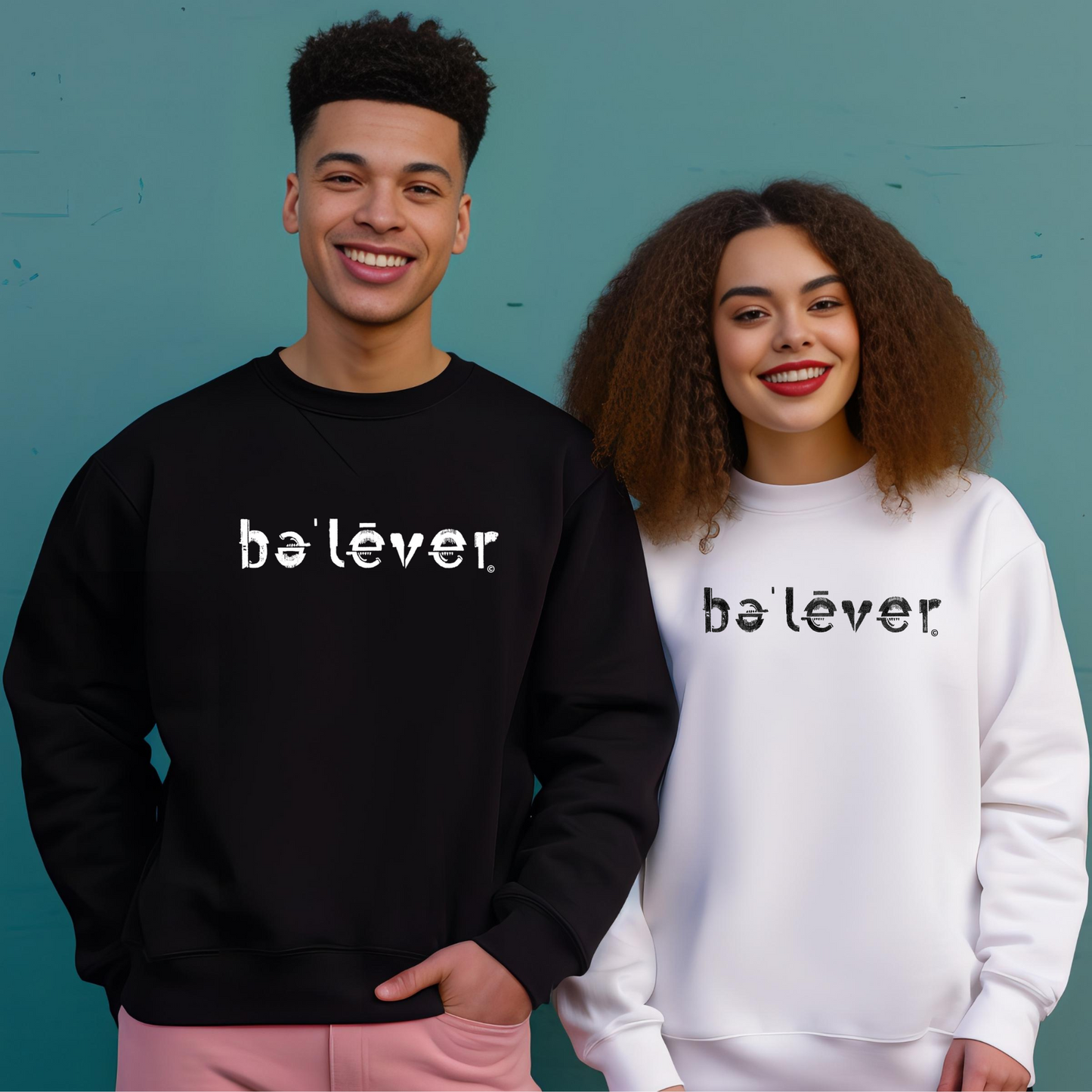 Classic Sweatshirt - believer - White Design