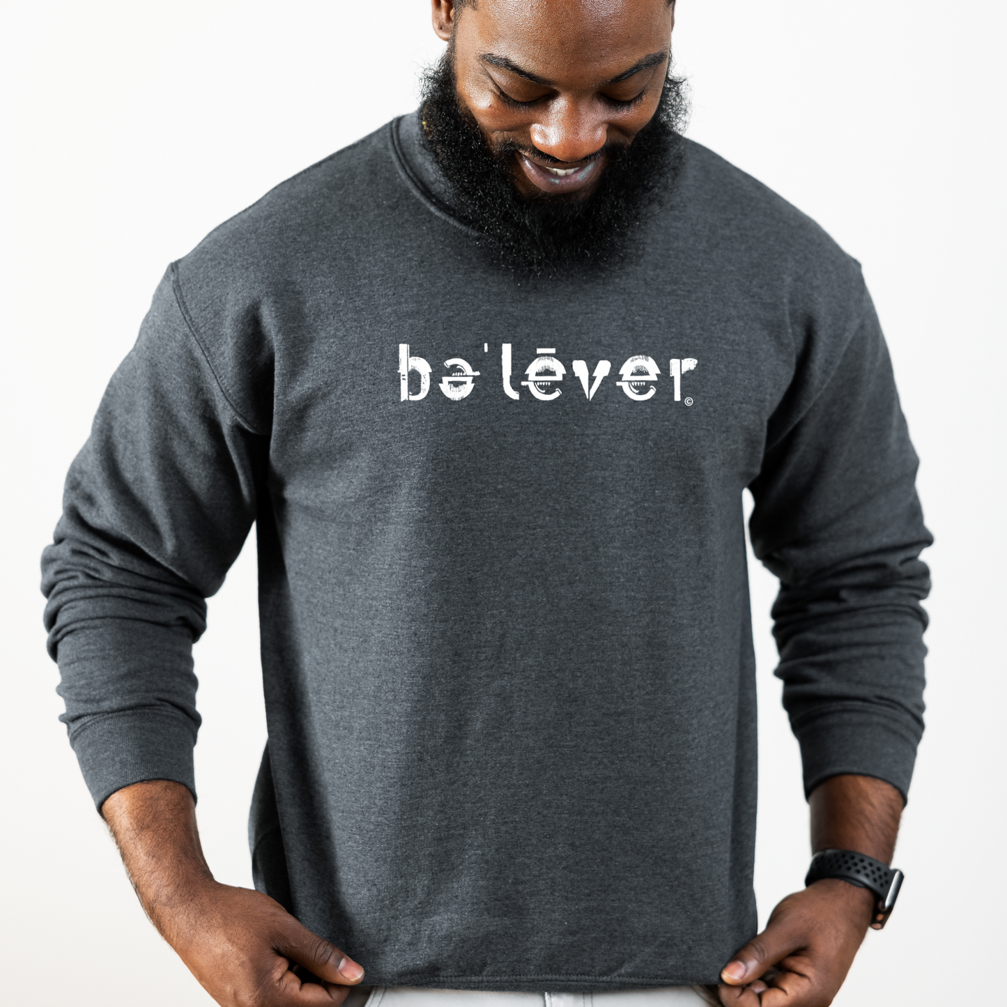 Classic Sweatshirt - believer - White Design