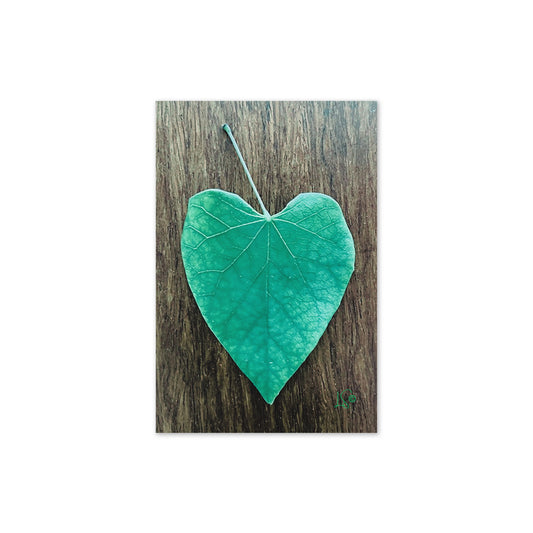 Leaf Greeting Card - Blank Inside - Woods Design