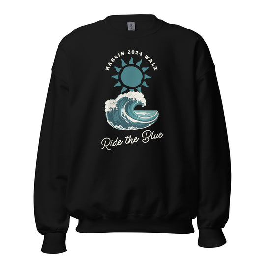 Classic Sweatshirt - Ride the Blue - White Design