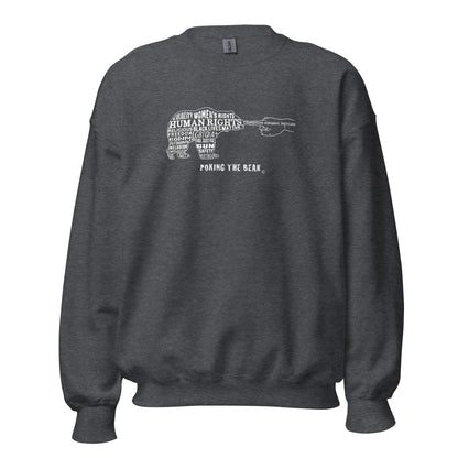 Classic Sweatshirt - Poking the Bear - White Design