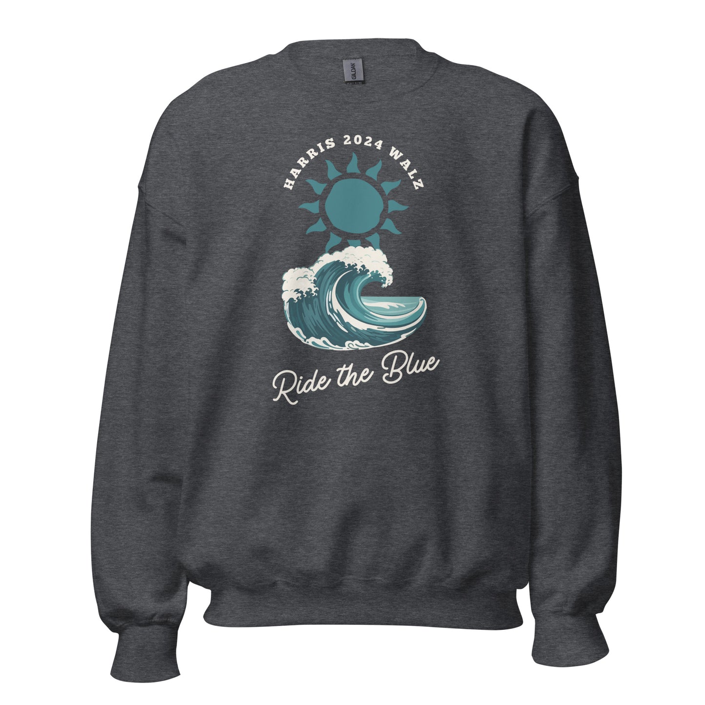 Classic Sweatshirt - Ride the Blue - White Design