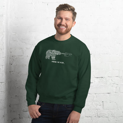 Classic Sweatshirt - Poking the Bear - White Design