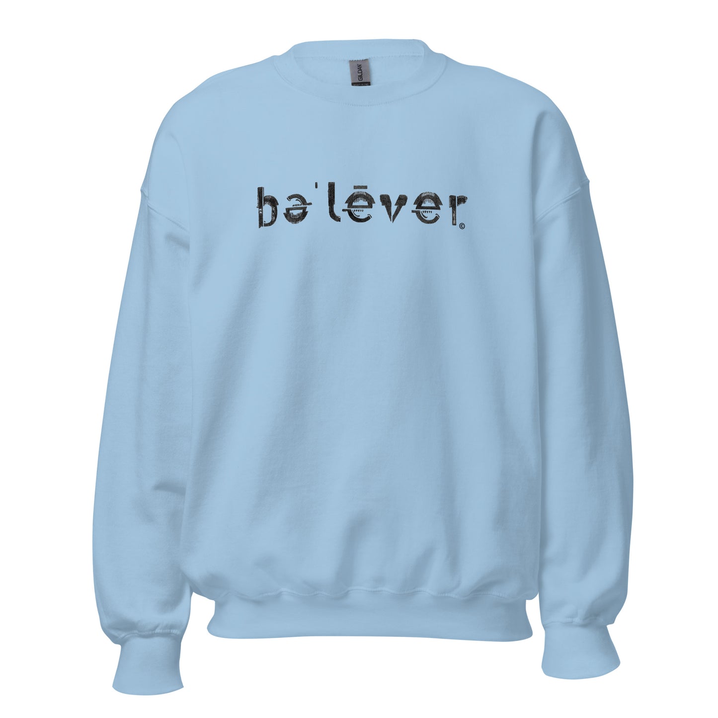 Classic Sweatshirt - believer - Black Design