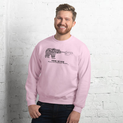 Classic Sweatshirt - Poking the Bear - Black Design with Hashtags