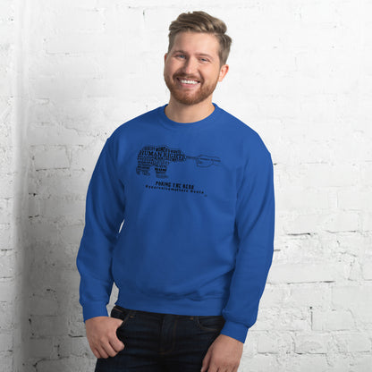 Classic Sweatshirt - Poking the Bear - Black Design with Hashtags