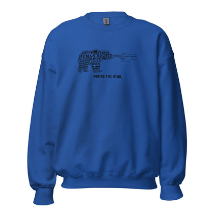 Classic Sweatshirt - Poking the Bear - Black Design