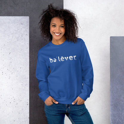 Classic Sweatshirt - believer - White Design