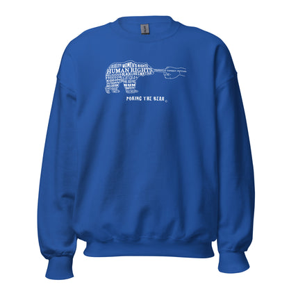 Classic Sweatshirt - Poking the Bear - White Design