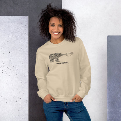 Classic Sweatshirt - Poking the Bear - Black Design