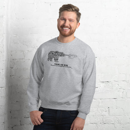 Classic Sweatshirt - Poking the Bear - Black Design with Hashtags