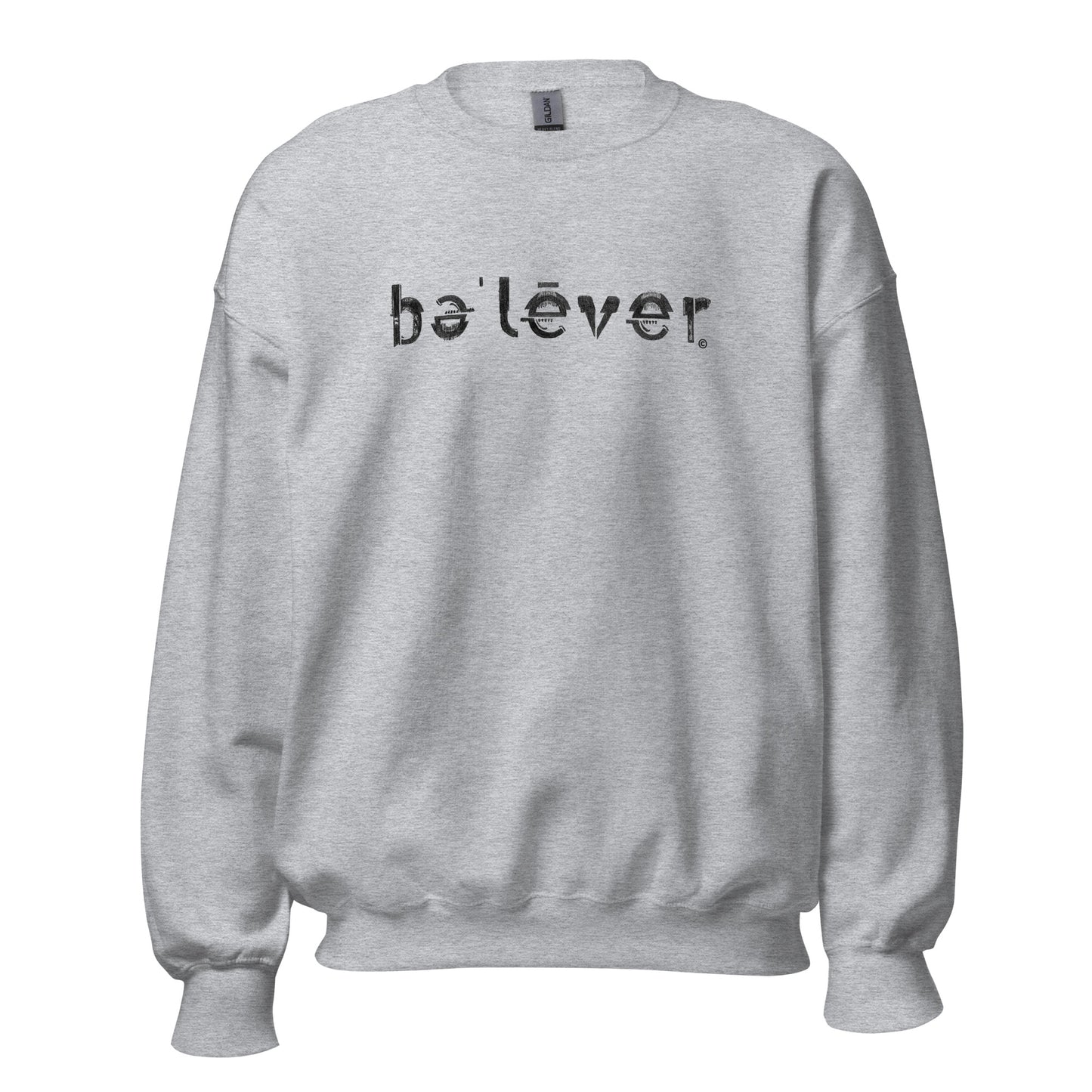 Classic Sweatshirt - believer - Black Design