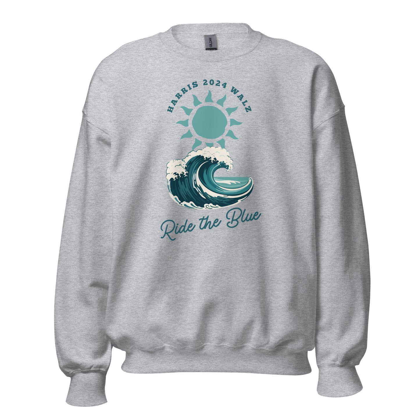 Classic Sweatshirt - Ride the Blue - Blue Design