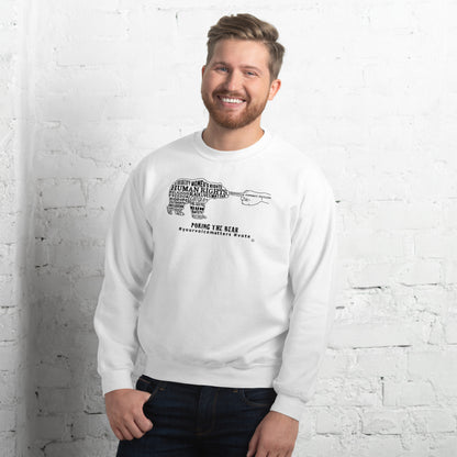 Classic Sweatshirt - Poking the Bear - Black Design with Hashtags