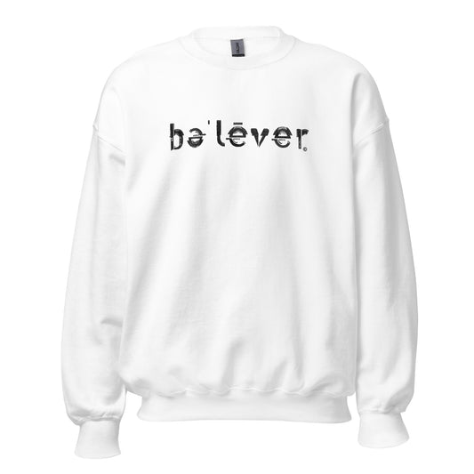 Classic Sweatshirt - believer - Black Design