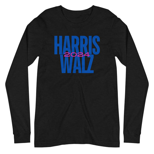 Long Sleeve T-Shirt - Harris Walz 2024