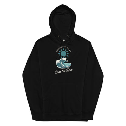 Hoodie - Ride the Blue - White Design