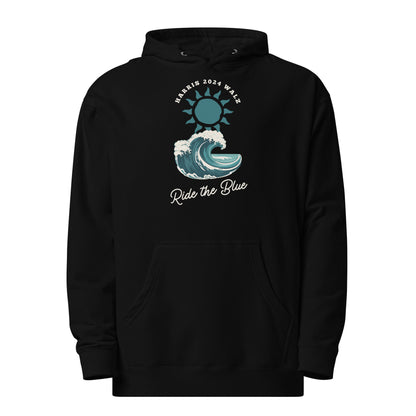 Hoodie - Ride the Blue - White Design