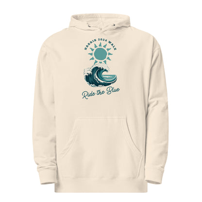 Hoodie - Ride the Blue - Blue Design