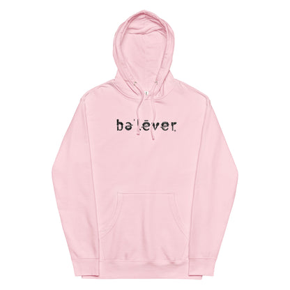 Hoodie - believer - Black Design