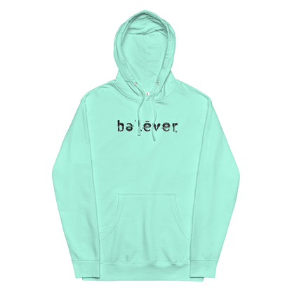 Hoodie - believer - Black Design