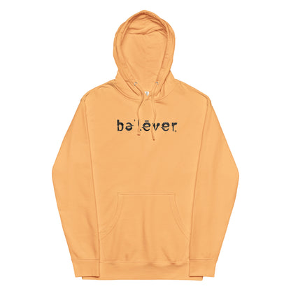 Hoodie - believer - Black Design