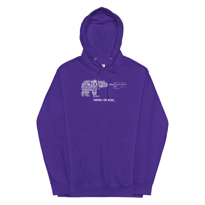 Hoodie - Poking the Bear - White Design