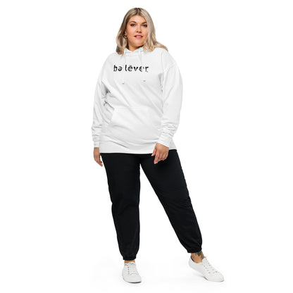 Hoodie - believer - Black Design