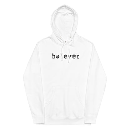 Hoodie - believer - Black Design