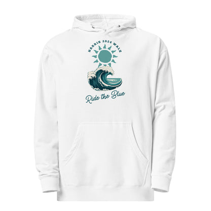 Hoodie - Ride the Blue - Blue Design