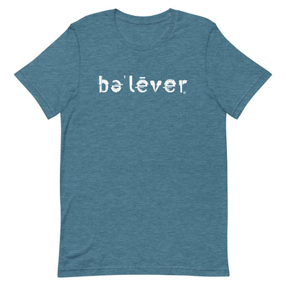 Short Sleeve T-Shirt - believer - White Design