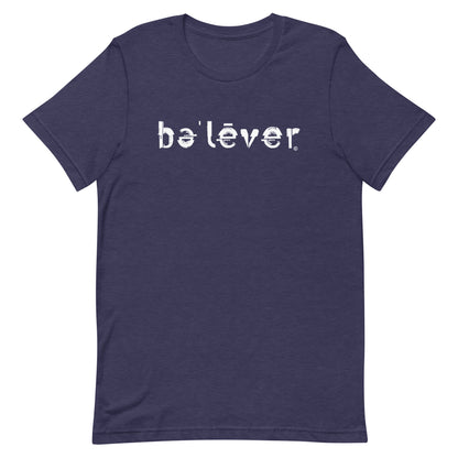 Short Sleeve T-Shirt - believer - White Design