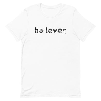 Short Sleeve T-Shirt - believer - Black Design