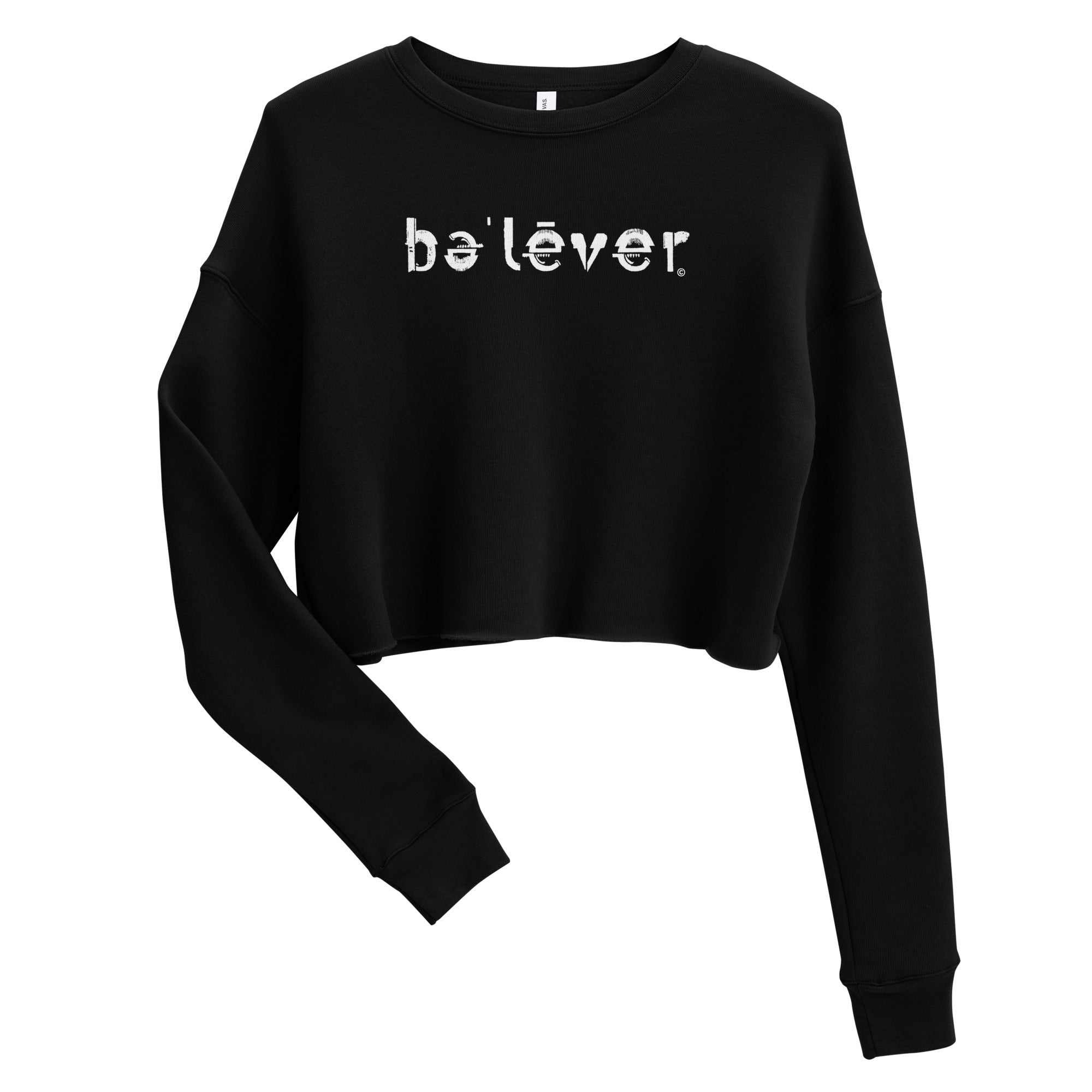 Believer-Educator Women's Cropped Fleece Pullover outlets