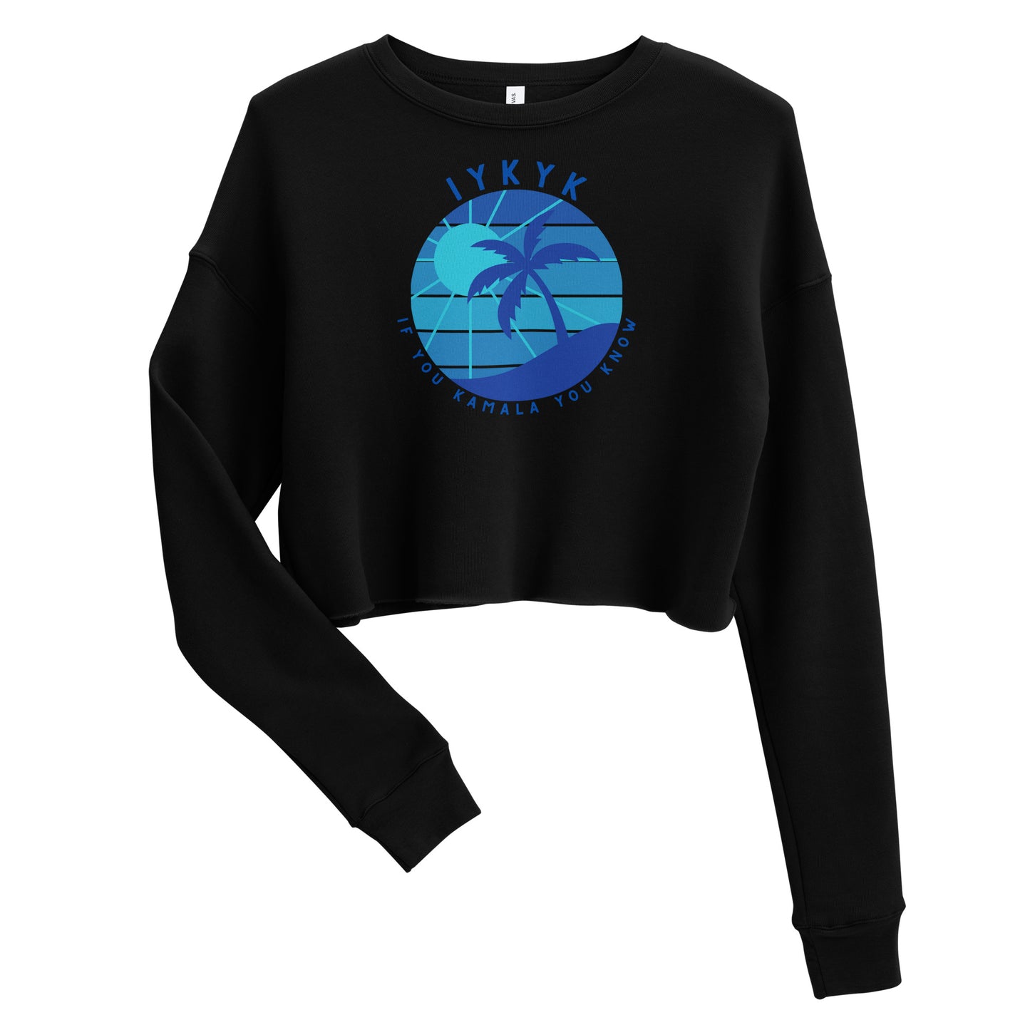 Crop Sweatshirt - IYKYK - Blue Design