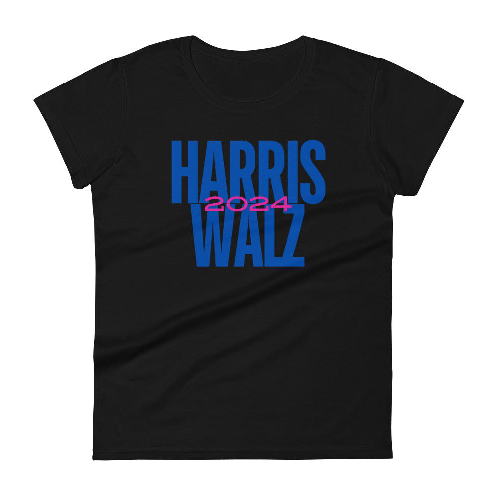 Fashion Fit Fitted T-Shirt - Harris Walz 2024