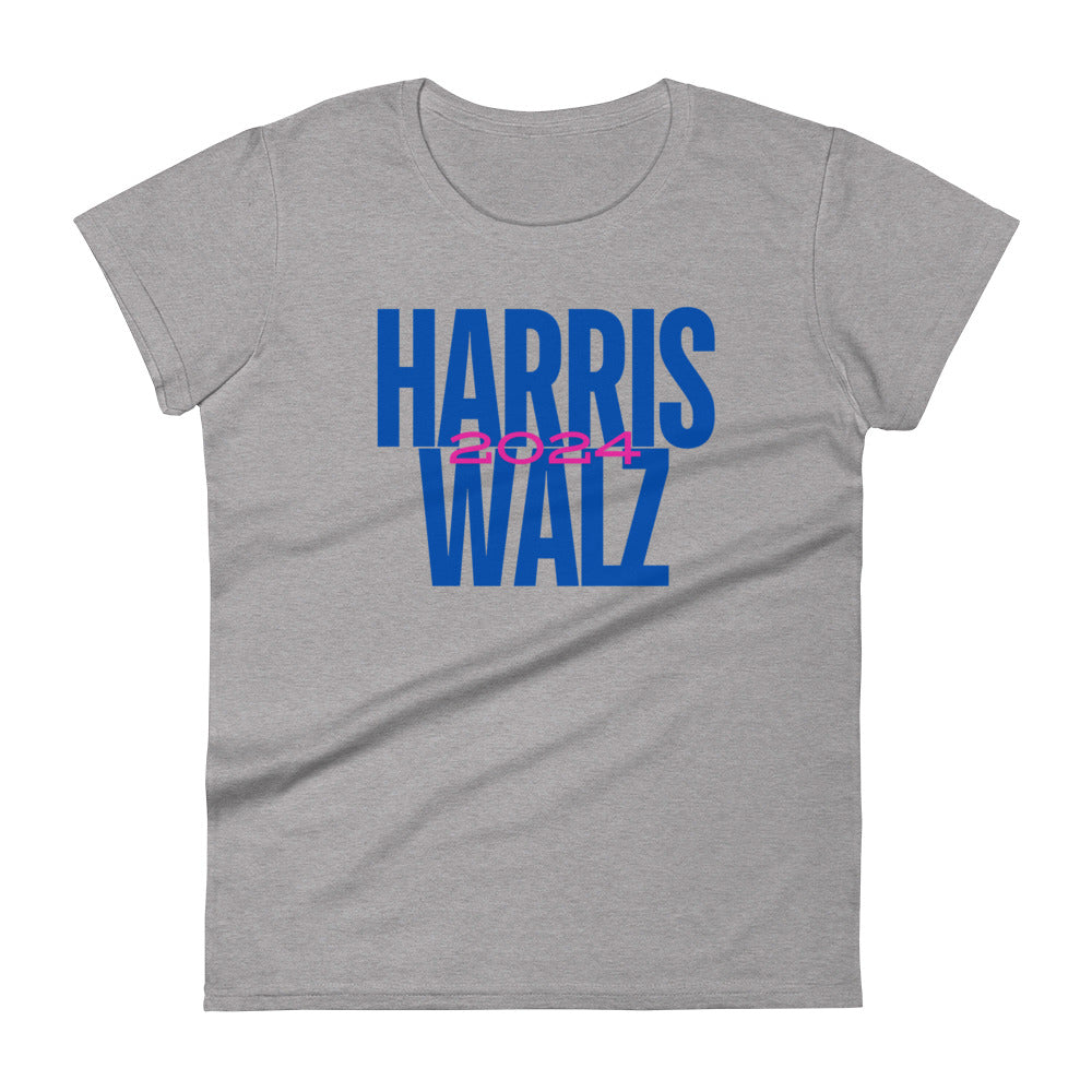 Fashion Fit Fitted T-Shirt - Harris Walz 2024