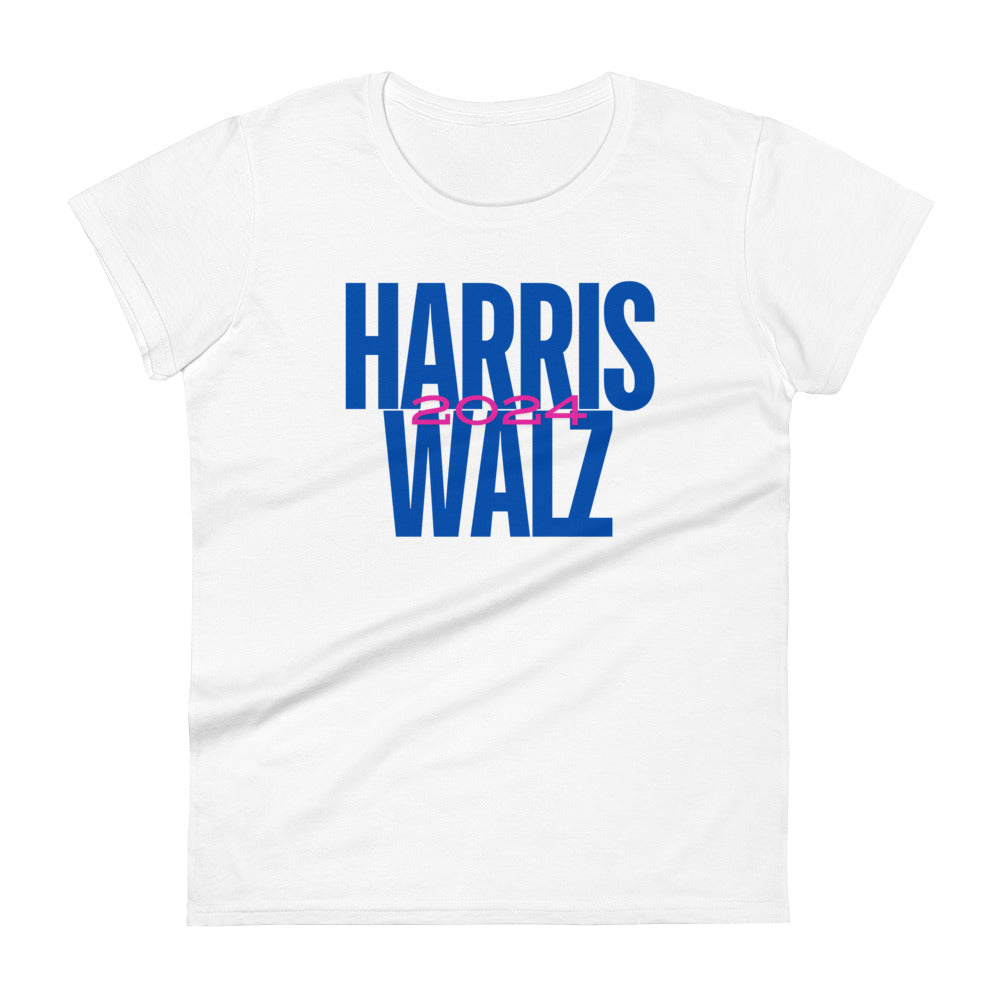 Fashion Fit Fitted T-Shirt - Harris Walz 2024