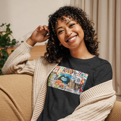 Women's Relaxed Short Sleeve T-Shirt - Unity Banner