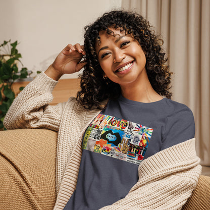 Women's Relaxed Short Sleeve T-Shirt - Unity Banner