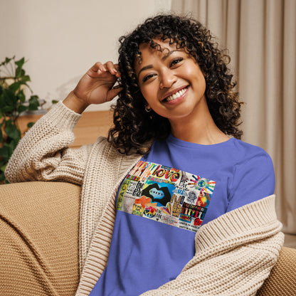 Women's Relaxed Short Sleeve T-Shirt - Unity Banner