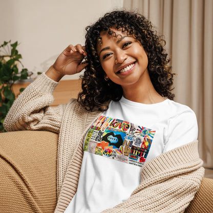 Women's Relaxed Short Sleeve T-Shirt - Unity Banner